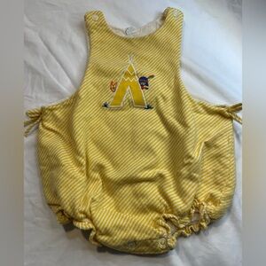 Vintage Carter's Yellow One Piece